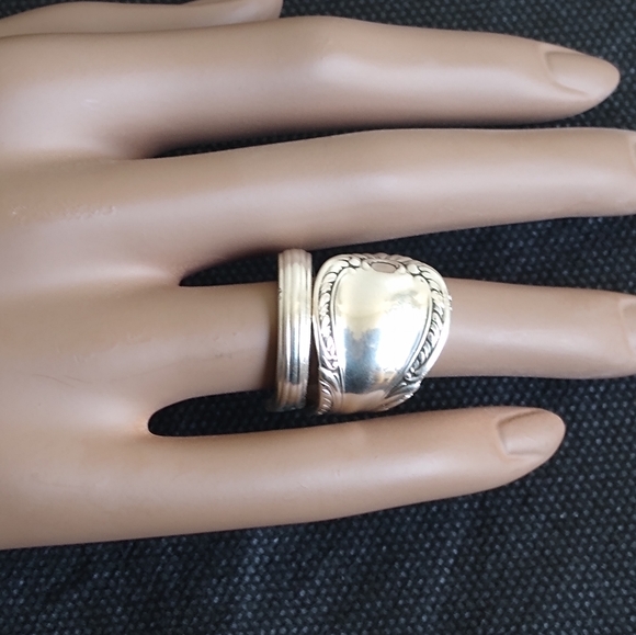 Vtg Fine Arts Southern Colonial Sterling Spoon Rng - Picture 4 of 8